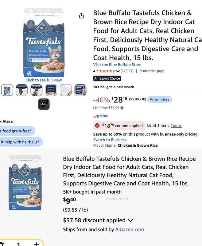 $50 CAT FOOD FOR $9 🚨