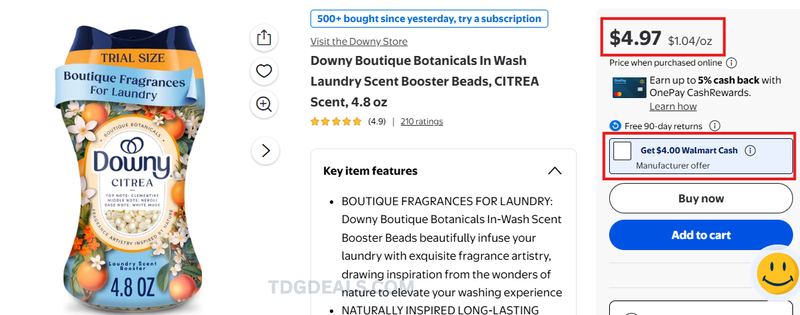 UNDER $1 DOWNY DEAL 🌸