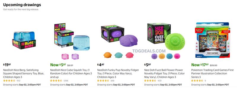 WALMART POKEMON DRAWING OPENS 2PM PT / 5PM ET
