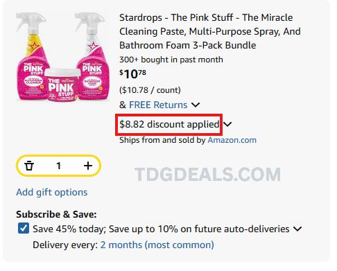 THE PINK STUFF BUNDLE $10.78 🧽