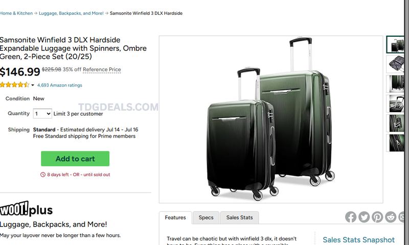 SAMSONITE LUGGAGE DEAL 🧳