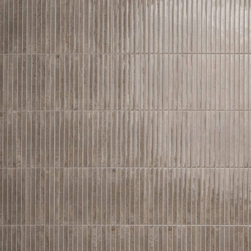 MSI - Princess Grigio 5 in. x 10 in. Polished Porcelain Fluted Subway Wall Tile (8.71 sq. ft. /Case)