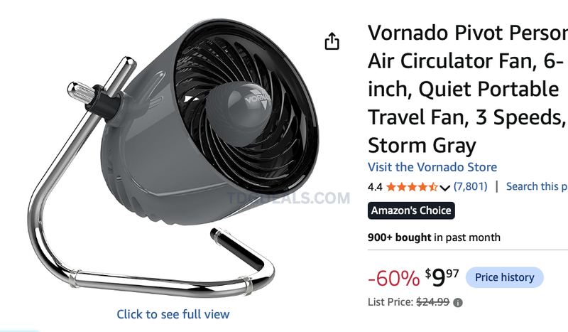 $24.99 VORNADO PIVOT PERSONAL FOR $9.97