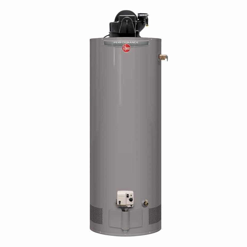 Rheem - Performance 50 Gal. Tall 42,000 BTU Natural Gas Power Vent Water Heater with 6-Year Warranty