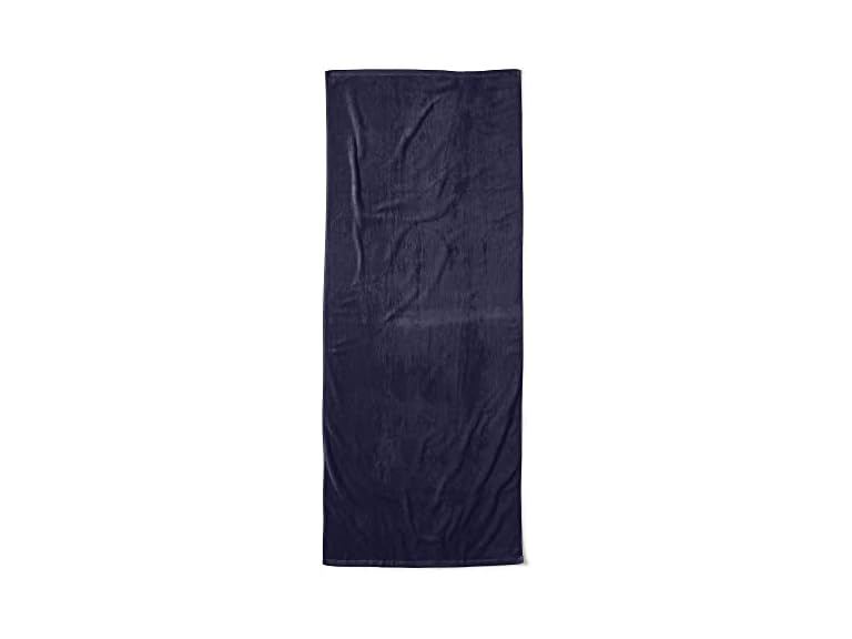 Lands' End Solid Beach Towel True Navy 30" x