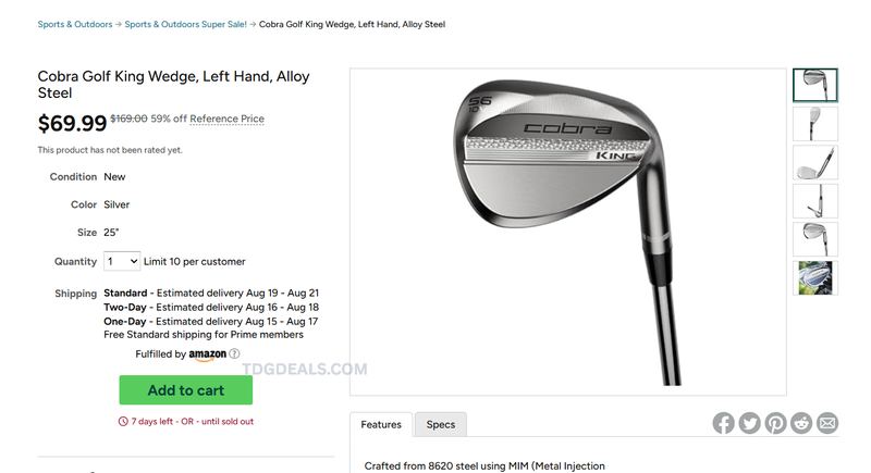COBRA KING WEDGE — $69.99