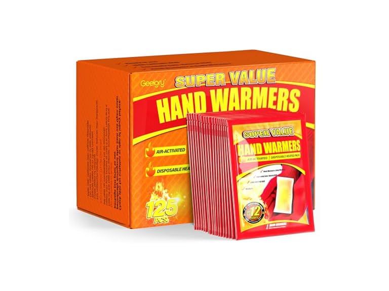 71% OFF: GEELGRY Hand Warmers Disposable 125Pcs