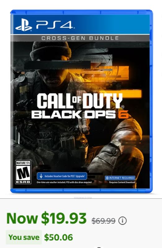 SAVE $50 ON BLACK OPS 6 🎮
