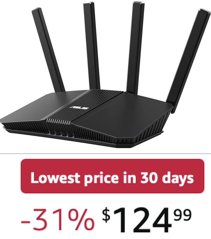 LOWEST PRICE IN 30 DAYS - ASUS ROUTER