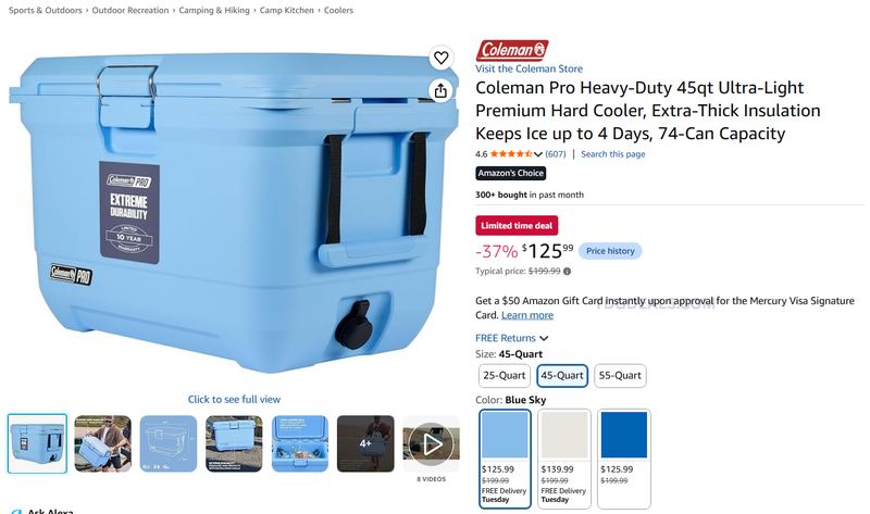 COLEMAN PRO COOLER DEAL 🧊