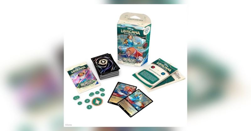 $16.99 DISNEY LORCANA ARCHAZIA'S ISLAND STARTER DECK FOR $9.95