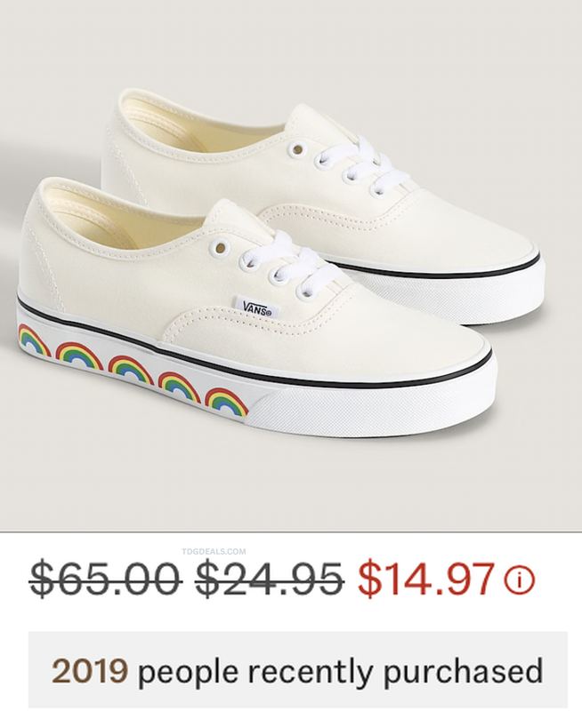 $14.97 VANS WOMEN'S AUTHENTIC SNEAKERS