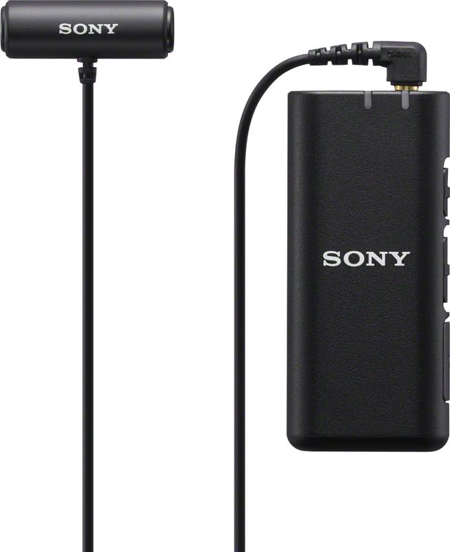 Sony - ECMW2BT Omnidirectional Wireless Microphone with Bluetooth - Black