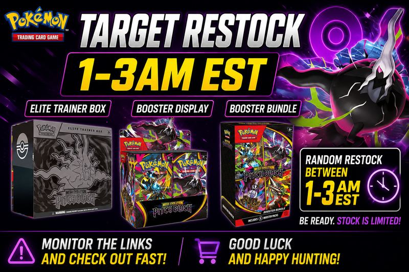 TARGET POKÉMON DROP WATCH