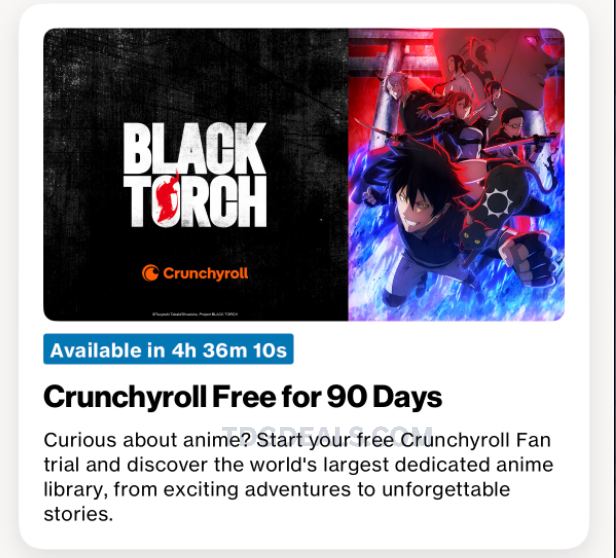 VERIZON IS GIVING AWAY FREE CRUNCHYROLL FOR 90 DAYS