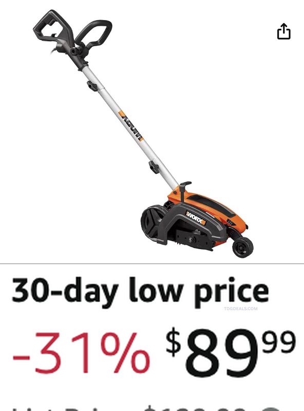 $129.99 WORX ELECTRIC LAWN EDGER NOW $89.99