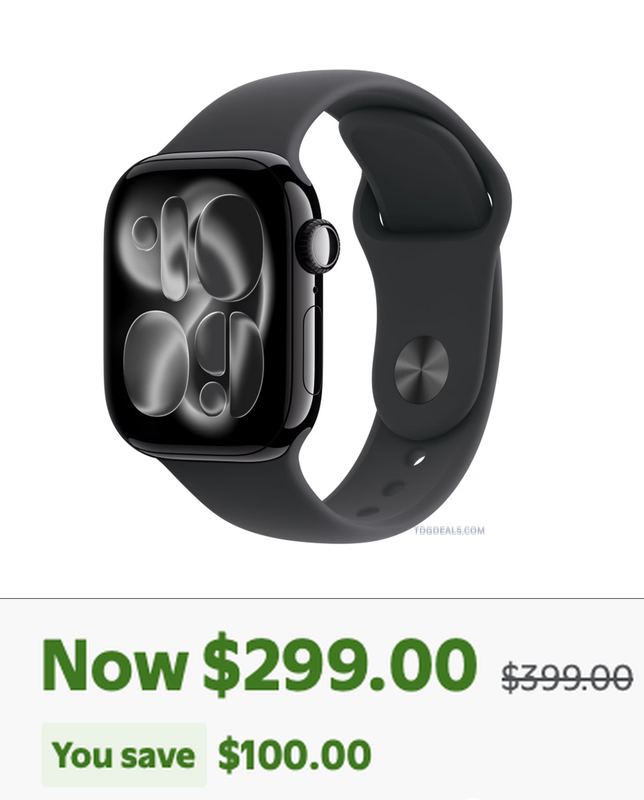 $100 OFF APPLE WATCH SERIES 11 @ WALMART