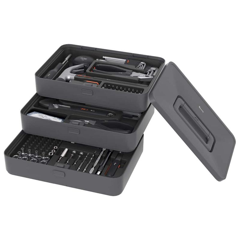 Topteng - Multifunctional Repair Tool Kit - 8 Modular Layers, Ergonomic Tools, Ideal Gift for Home & Car Repair