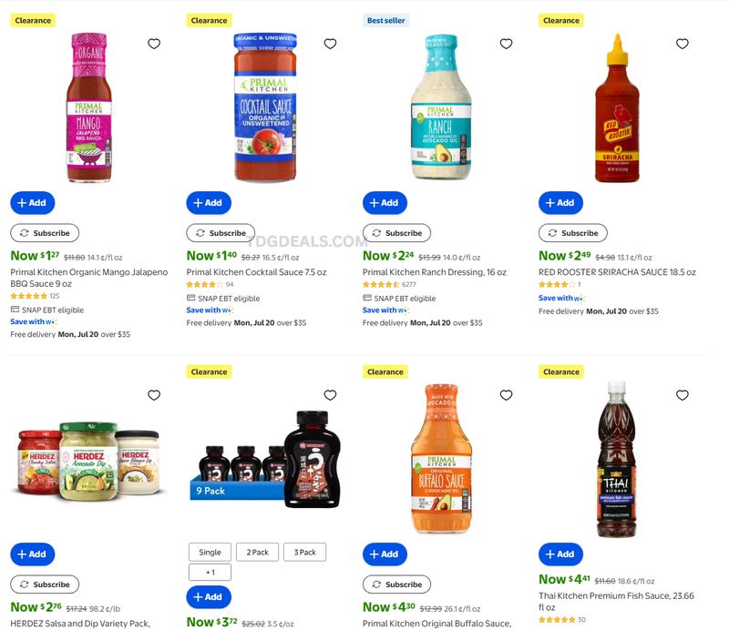 SAUCE CLEARANCE AT WALMART 🌶️