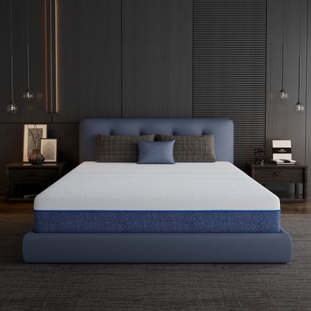 EGOHOME Essence Sleep California King Mattress, 12" Memory Foam Mattress in a Box, Medium