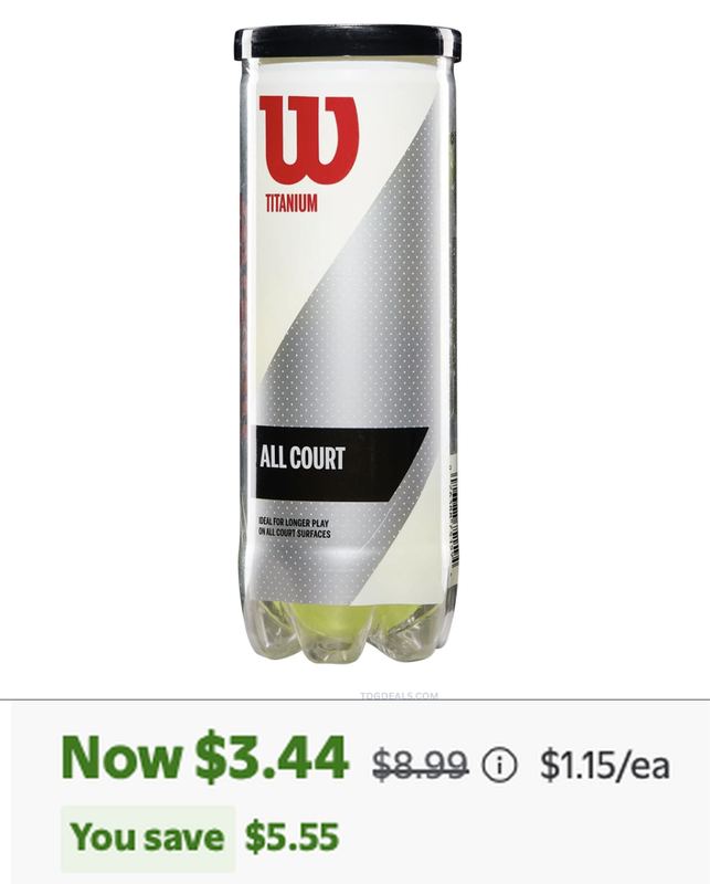 $3.44 WILSON TENNIS BALLS 🎾