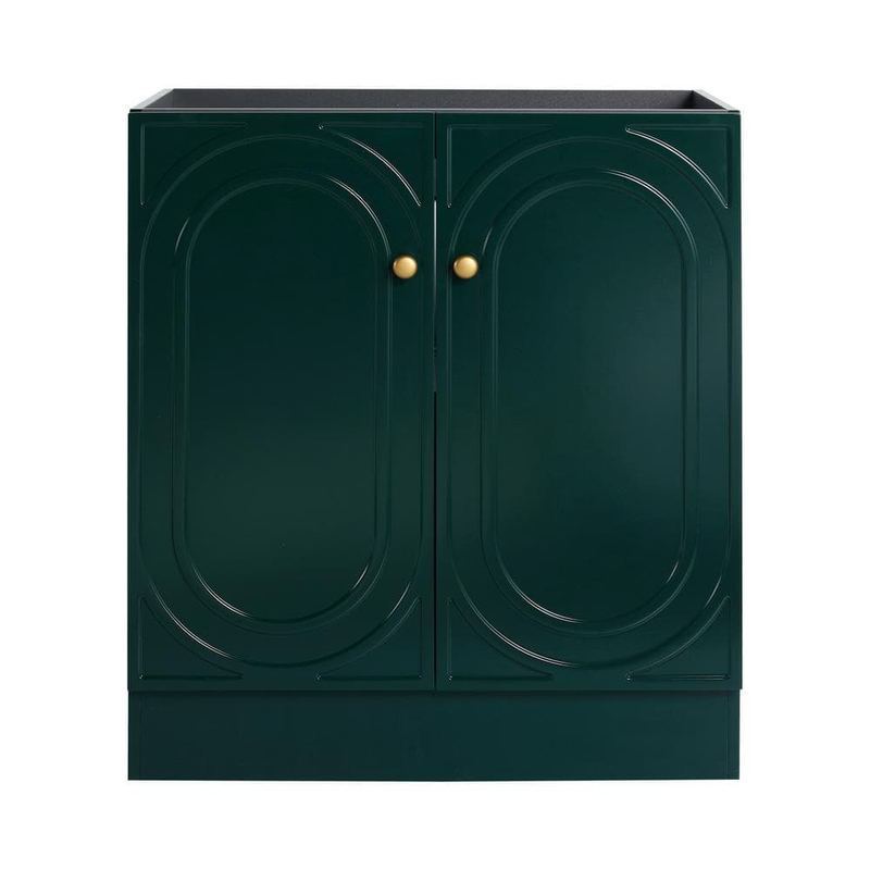 UPIKER - Sheffield 29.13 in. W x 19.5 in. D Freestanding Bath Vanity Cabinet without Top in Light Dark Green Unassembled