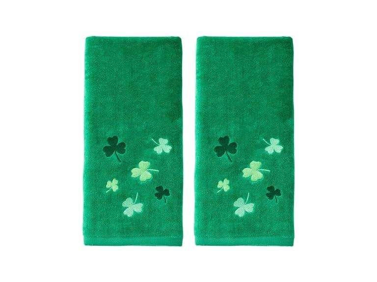 SKL Home St. Patrick's Day Tossed Shamrocks 100% Cotton